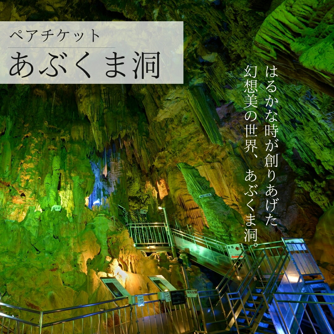 12位! 口コミ数「0件」評価「0」あぶくま洞 探検コース付き入洞引換券 ペアチケット 体験 鍾乳洞 洞窟 地下 観光 歴史 自然 福島県 田村市 一般社団法人田村市滝根観光振･･･ 