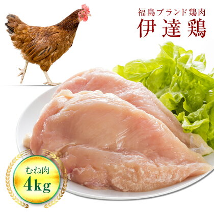 伊達鶏むね肉 4kg F20C-223