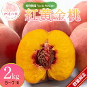 《先行予約》 福島の桃  桃 紅黄金桃 2kg（5～7玉） もも モモ べにおうごんとう おうごんとう 黄金桃 果物 フルーツ 限定 産地直送 国産 お取り寄せ 予約 ふるさと納税 福島県 伊達市 F20C-641