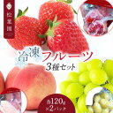 21位! 口コミ数「0件」評価「0」冷凍フルーツ3種セット　（いちご、シャインマスカット、もも） F20C-807