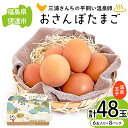【ふるさと納税】 三浦さんちの平飼い温泉玉子 おさんぽたまご 計48玉 伊達市 福島県 国産 養鶏場直送 卵 たまご 玉子 鶏卵 温泉たまご F20C-951