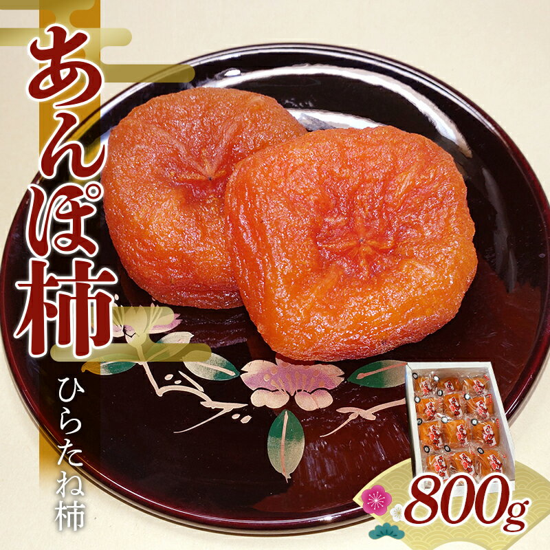 【ふるさと納税】【五十沢ブランド】あんぽ柿 ひらたね柿12個入り800g箱詰め あんぽ柿 ドライフルーツ 干柿 干し柿 F20C-992のサムネイル