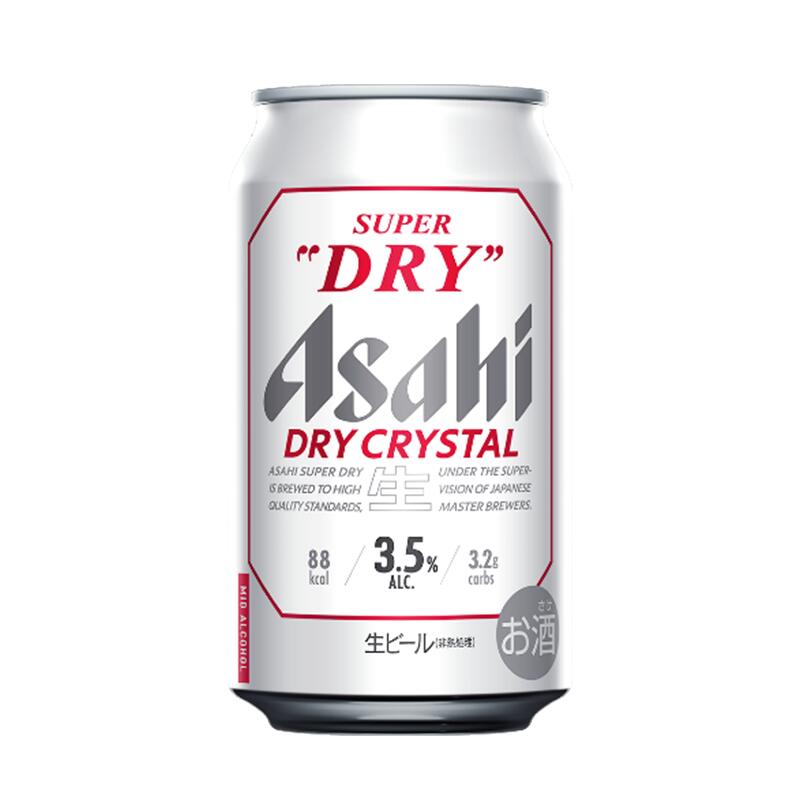 【ふるさと納税】ドライクリスタル　350ml×24本　 アルコール度数3.5% お酒 ビール アサヒ スーパードライ 大天狗酒造 送料無料【07214-0227】