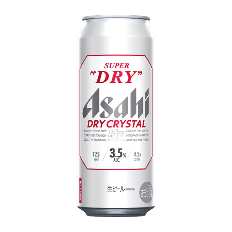 【ふるさと納税】ドライクリスタル　500ml×24本　 アルコール度数3.5% お酒 ビール アサヒ スーパードライ 大天狗酒造 送料無料【07214-0226】