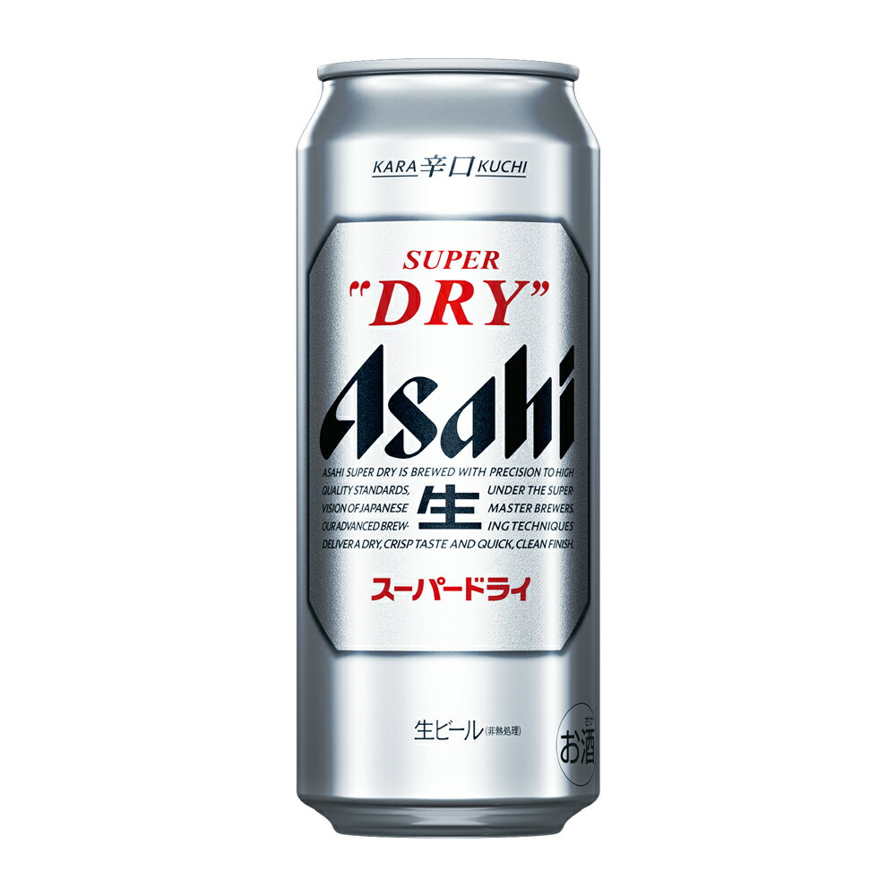 【ふるさと納税】【2か月定期便】【福島のへそのまち　もとみや産】アサヒスーパードライ500ml×24本　 アルコール度数5% 缶ビール お酒 ビール アサヒ スーパードライ 辛口 送料無料【07214-0057】