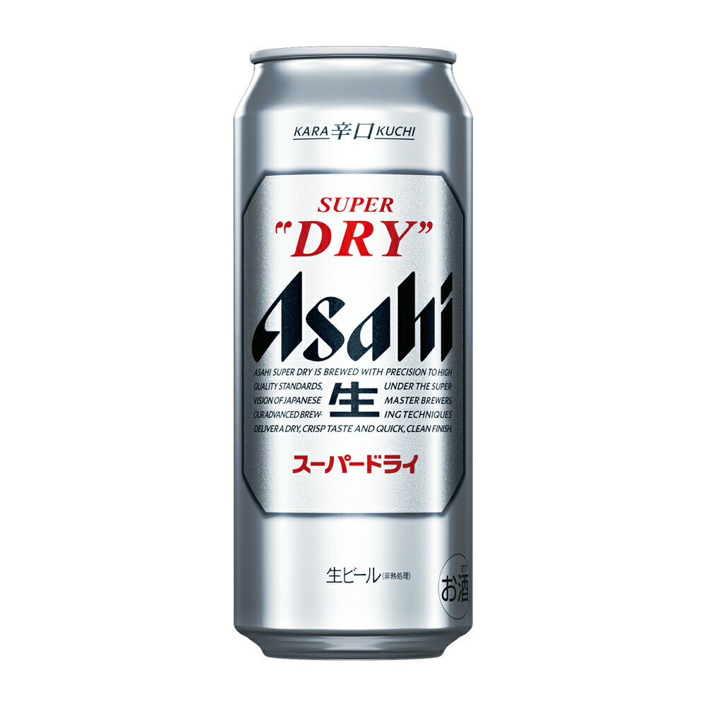 【ふるさと納税】【5か月定期便】【福島のへそのまち もとみや産】アサヒスーパードライ500ml×24本 アルコール度数5% 缶ビール お酒 ビール アサヒ スーパードライ 辛口 送料無料【07214-0331】