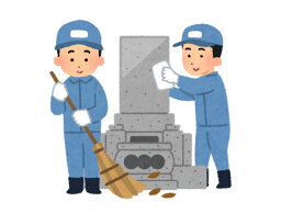 【ふるさと納税】No.126 お墓管理サービス（年2回） ／ 代行 お墓掃除 清掃 送料無料 福島県