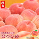 【ふるさと納税】No.209 もも（はつひめ）特秀品2kg（