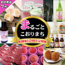 【ふるさと納税】No.246 【献上桃の郷桑折町町制施行70周年定期便】まるごとこおりまち(初回発送7月〜) / コシヒカリ 味噌 調味料セット 桃 桃ふく 至...
