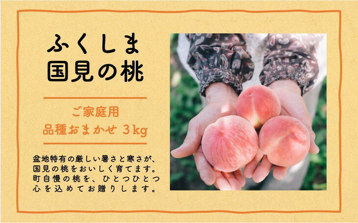 【ふるさと納税】◆2023夏発送◆<桃・家庭用・3kg>※着日指定不可※沖縄・離島への配送不可※2023年7月中旬~9月上旬頃に順次発送予定
