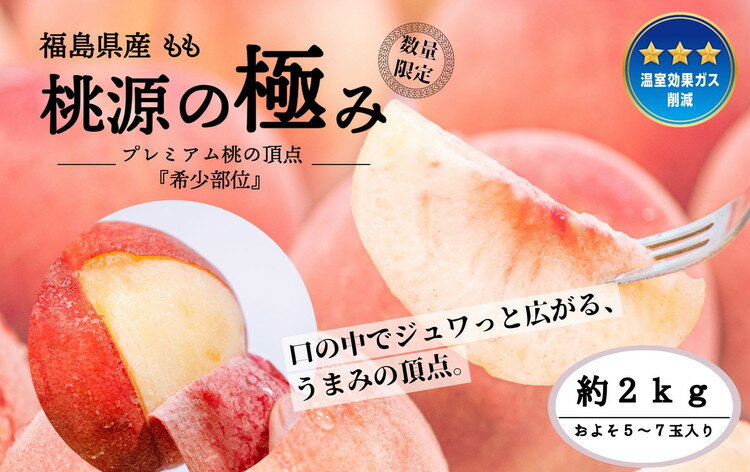 楽天福島県国見町【ふるさと納税】◆2024年夏発送◆桃源の極み ～産直・桃・約2kg～ ※離島への配送不可 ※2024年7月中旬～9月中旬頃に順次発送予定