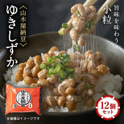 1位! 口コミ数「0件」評価「0」山乃屋の山木屋納豆ゆきしずか12個セット【配送不可地域：離島】【1430862】