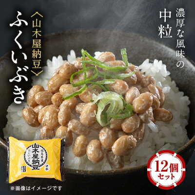 2位! 口コミ数「0件」評価「0」山乃屋の山木屋納豆ふくいぶき12個セット【配送不可地域：離島】【1430868】