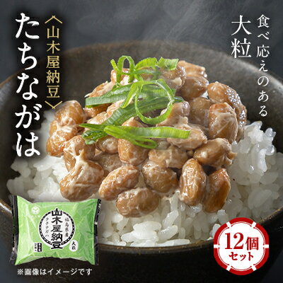 6位! 口コミ数「0件」評価「0」山乃屋の山木屋納豆たちながは12個セット【配送不可地域：離島】【1430870】