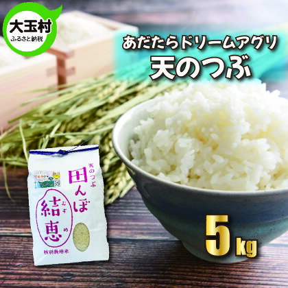 【令和5年産】【 おいしいお米 コンクール 受賞米 あだたらドリームアグリ (株) 】 天のつぶ 5kg【07422】 ｜ お米 令和5年産 精米 白米 米 ｜