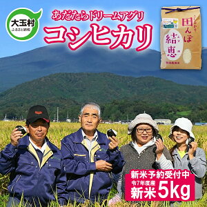 【ふるさと納税】【令和7年産】新米予約 特別栽培米 コシヒカリ 5kg お米 5kg 送料無料 【 おいしいお米 コンクール 受賞米 あだたら ドリームアグリ 】 | 特別栽培米 福島県 福島 米作り 令和7年産 精米 白米 米 | da-kh