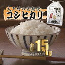 4位! 口コミ数「0件」評価「0」【令和5年産・お米】【今井のつきたて米】 コシヒカリ 15kg（毎月5kg×3回）【08504】 ｜ お米 令和5年産 精米 白米 米 定期･･･ 