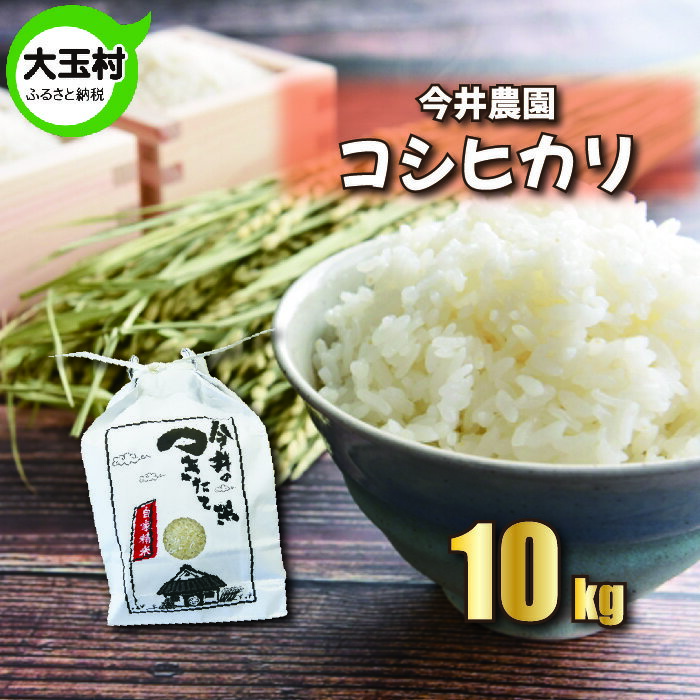 【ふるさと納税】【令和4年産】【今井のつきたて米】コシヒカリ10kg【08303】