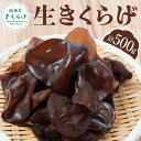 【ふるさと納税】福寿「生キクラゲ」500g (100g×5パック) きくらげ きのこ キノコ F6Q-108