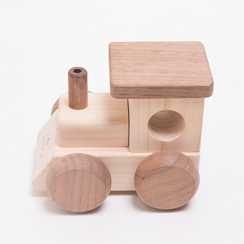 【ふるさと納税】塗料を使わない檜のおもちゃ IKONIH オルゴールトレイン おもちゃ 玩具 ひのき F6Q-373