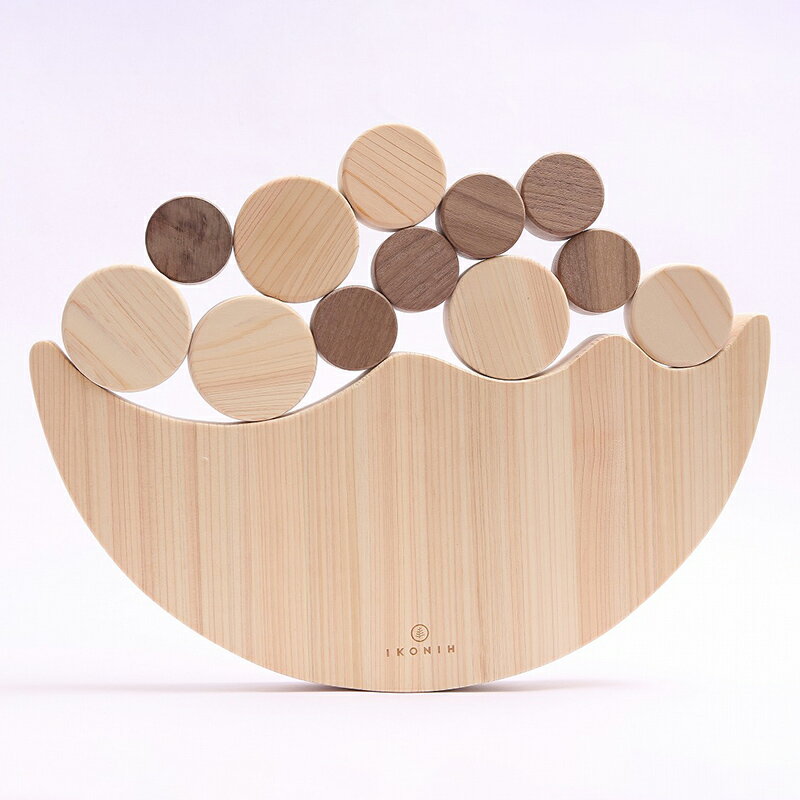 【ふるさと納税】塗料を使わない檜のおもちゃ IKONIH ジャンボなみのりバブル おもちゃ 玩具 ひのき F6Q-374