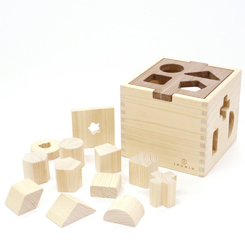 【ふるさと納税】塗料を使わない檜のおもちゃ IKONIH ドロップボックス おもちゃ 玩具 ひのき F6Q-376