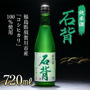 【ふるさと納税】純米酒 石背 720ml 日本酒 お酒 sake 酒 F21T-108