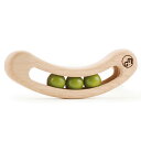 【ふるさと納税】FAVA〜豆のガラガラ〜／green（グリーン）　【 出産祝い ベビー用おもちゃ 赤ちゃん用おもちゃ 国内製造 日本のおもちゃブランド ラトル 動く 音が鳴る 】