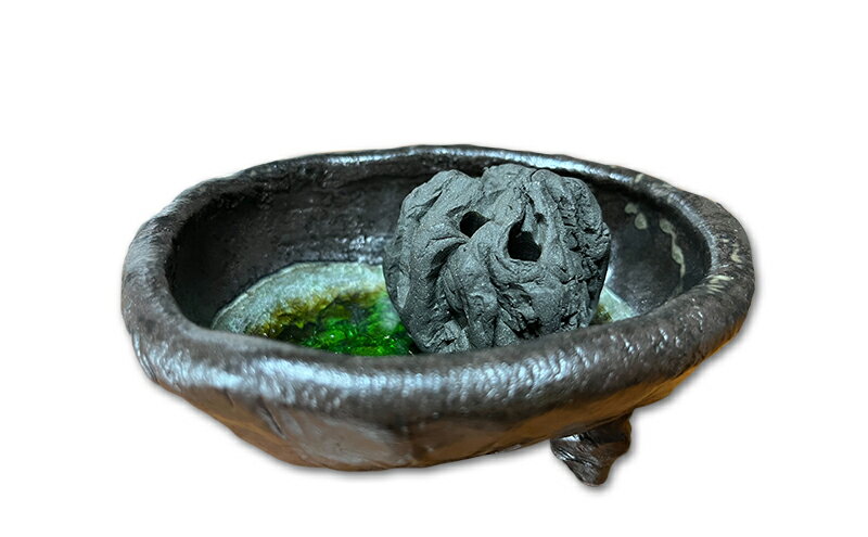 【ふるさと納税】【1点もの】水盤・剣山（大）セット