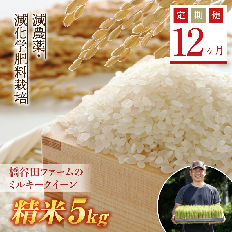 【ふるさと納税】《定期便12ヶ月》 減農薬・減化学肥料栽培 西会津産米 ミルキークイーン 精米 5kg 米 お米 おこめ ご飯 ごはん 福島県 西会津町 F4D-0463のサムネイル