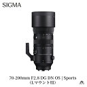 【ふるさと納税】SIGMA 70-200mm F2.8 DG DN OS| Sports