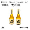 【ふるさと納税】【燗酒におすすめ】 特別純米酒 磐梯山 300ml×2本(4)