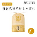 【ふるさと納税】【令和7年度産 新米】 つちや農園 猪苗代町産 玄米 特別栽培米ひとめぼれ 5kg(玄米)| お米 米 ひとめぼれ ※2025年11月上旬頃より順次発送予定