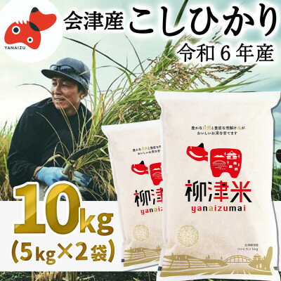 [令和5年産米]福島県柳津町産こしひかり10kg(5kg×2)[令和6年5月末発送予定]