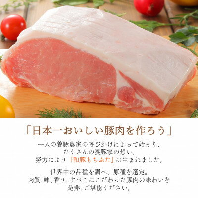 【ふるさと納税】【ブランド豚】柔らかジューシーな肉質!「和豚もちぶた」3種セット1.5kg【配送不可地域：離島】【1476933】