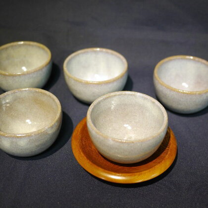会津本郷焼 湯呑み(5客)400年の歴史を誇る伝統工芸品