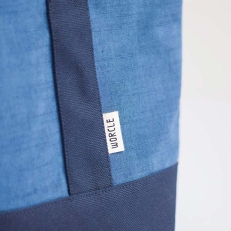 【ふるさと納税】 会津木綿ミニトート（青） トートバッグ バッグ カバン 鞄 ファッション F6U-077