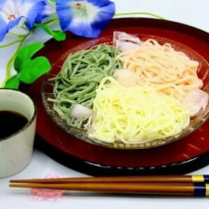 【ふるさと納税】【3色麺】三春素麺詰合せ　【07521-0006】