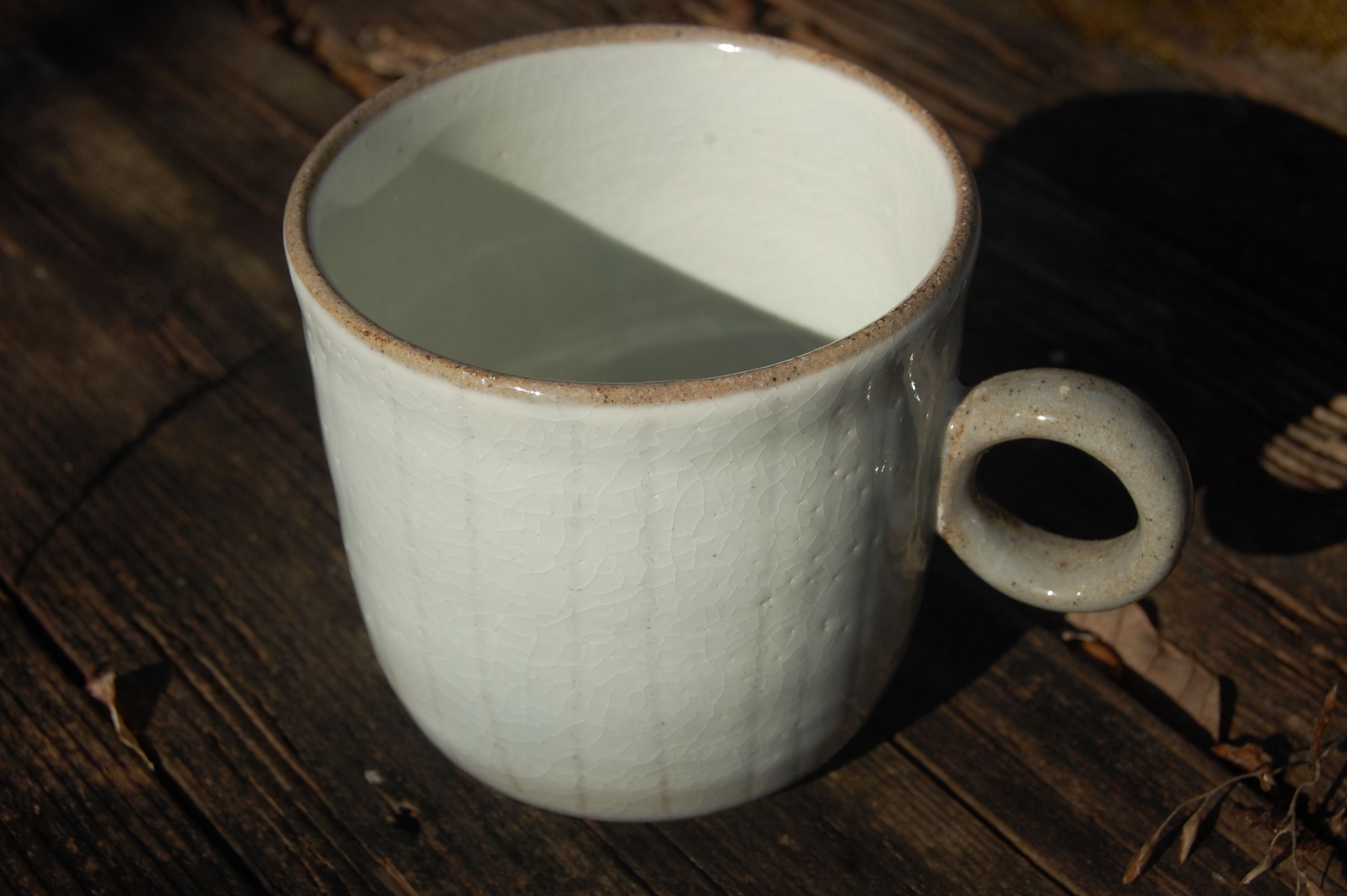 土志工房【コーヒーカップ小（丸手）】8.5×8.5×8 陶器 焼き物
