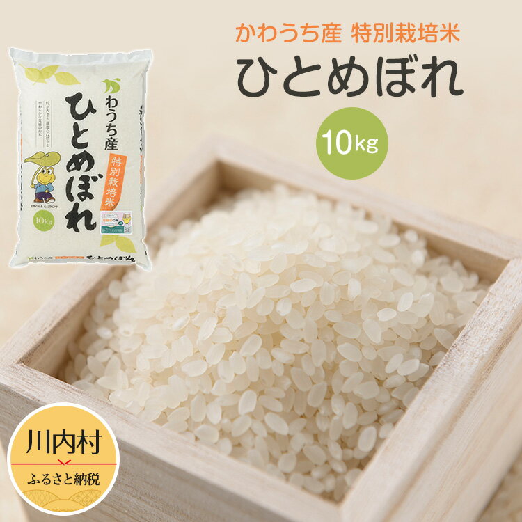 令和4年度 新米 かわうち産 特別栽培米 ひとめぼれ 10kg