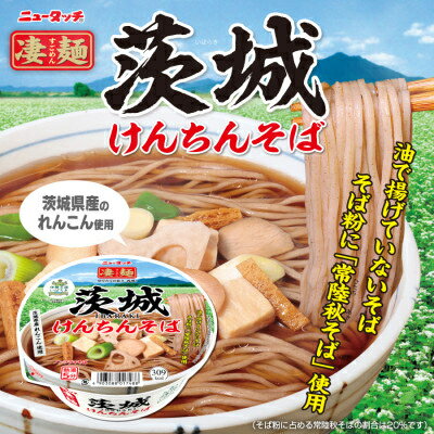 【ふるさと納税】ニュータッチ 凄麺 茨城けんちんそば(ノンフライカップ麺)12食【配送不可地域：離島・沖縄県】【1552394】のサムネイル