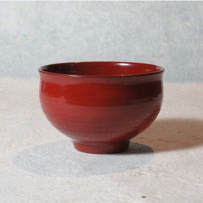 【ふるさと納税】器而庵 ぐいのみ 朱【配送不可地域:離島・沖縄県】【1584178】