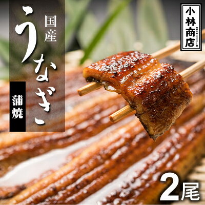【ふるさと納税】うなぎの六三 こばやし商店 国産 蒲焼うなぎ 約135g×2尾 自家製たれ2個付 木箱入【配送不可地域:離島・沖縄県】【1604278】