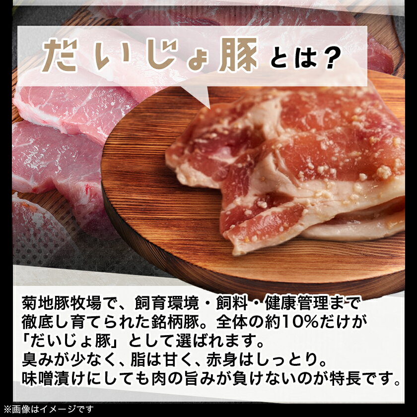 【ふるさと納税】創業70年 牧場経営・老舗精肉店の「だいじょ豚」ローススライス特...