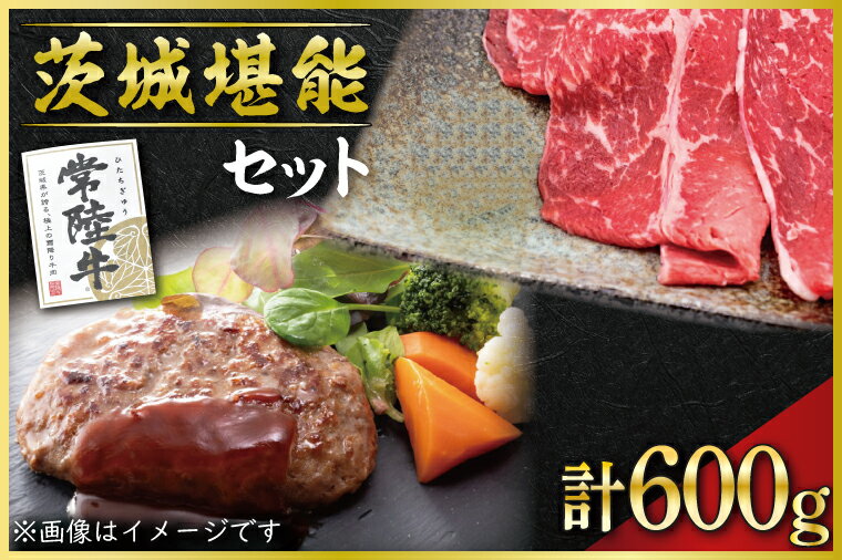 42位! 口コミ数「0件」評価「0」茨城堪能セット＜常陸牛スライスと冷凍生ハンバーグ・タレセット＞（CT-3）