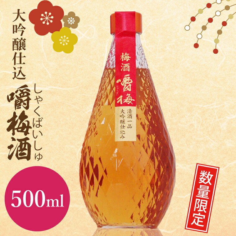 【ふるさと納税】【数量限定】大吟醸仕込 嚼梅酒【吉久保酒造 酒 一品 熟成貯蔵 水戸市 茨城県】（DA-2）