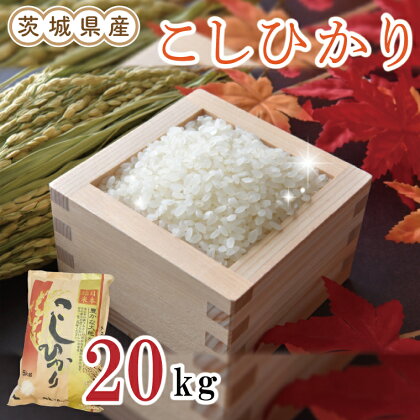 茨城県産コシヒカリ20kg（令和5年産）※離島への配送不可（EN-6_1）