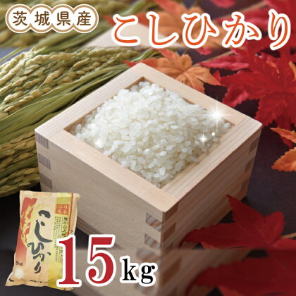 茨城県産コシヒカリ15kg（令和5年産）※離島への配送不可（EN-4_1）