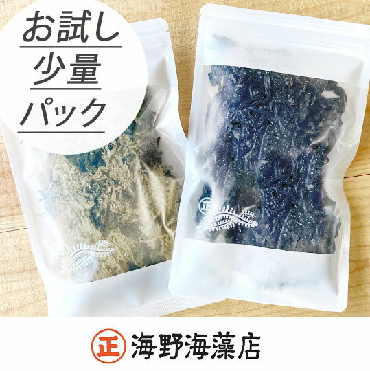 塩蔵わかめ 80g×1パック 青のりとろろ 22g× 1パック セット[共通返礼品/大洗町][ワカメ とろろ昆布 免疫力 腸内細菌 ミネラル 海藻 乾物 味噌汁 スープ うどん](HC-13)