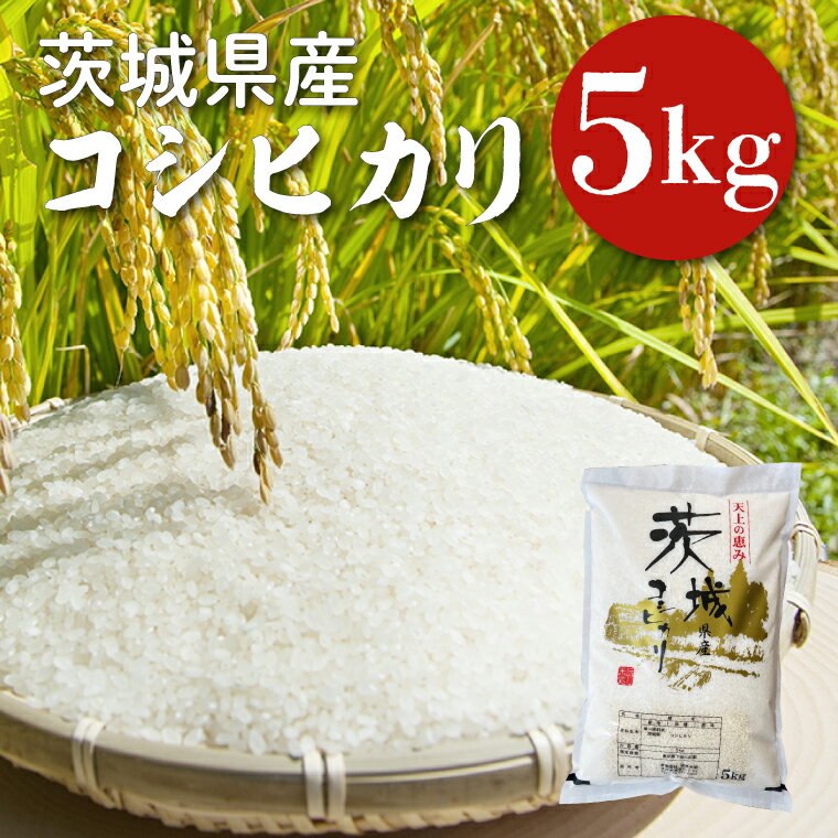 令和5年度産 茨城県産コシヒカリ 5kg(HQ-21)